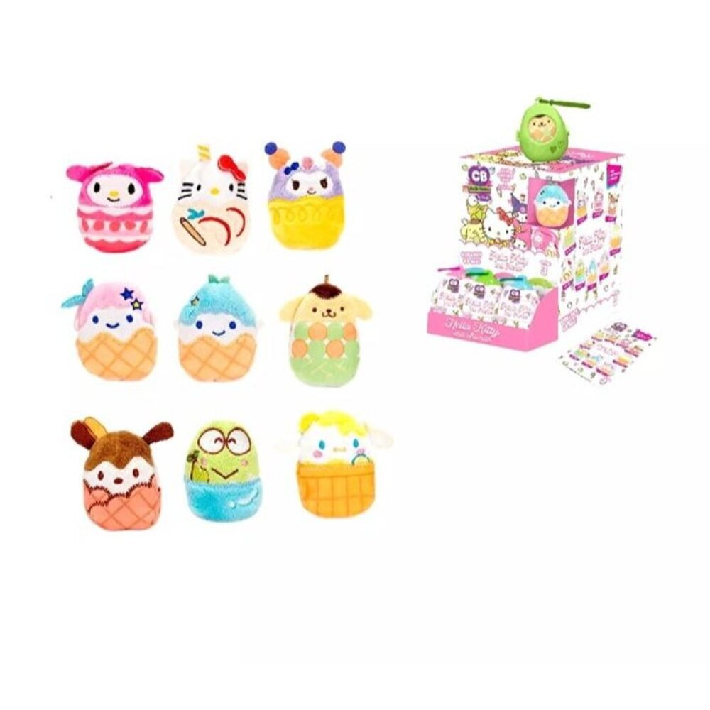 Hello Kitty and Friends Cutie Beans Series 3 - Kiki Plush with Blue Clip Case - Picture 5 of 6